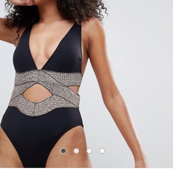 river island saddle stitch bikini